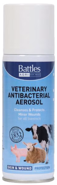 Battles Vetrinary Antibacterial Aerosol 150 g (12)