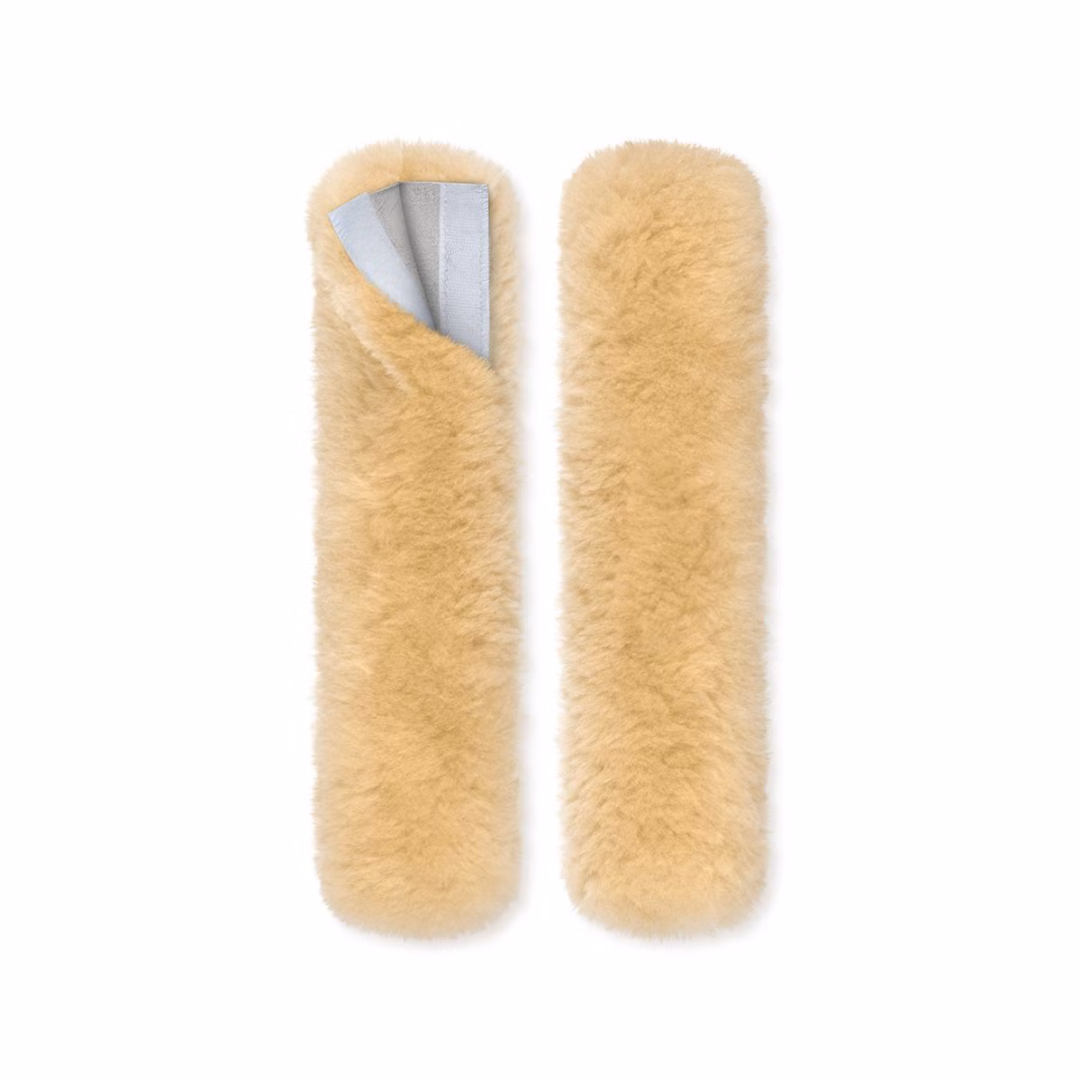 Nakke-/Nesereimbeskytter Mattes Saueskinn Natural 28cm