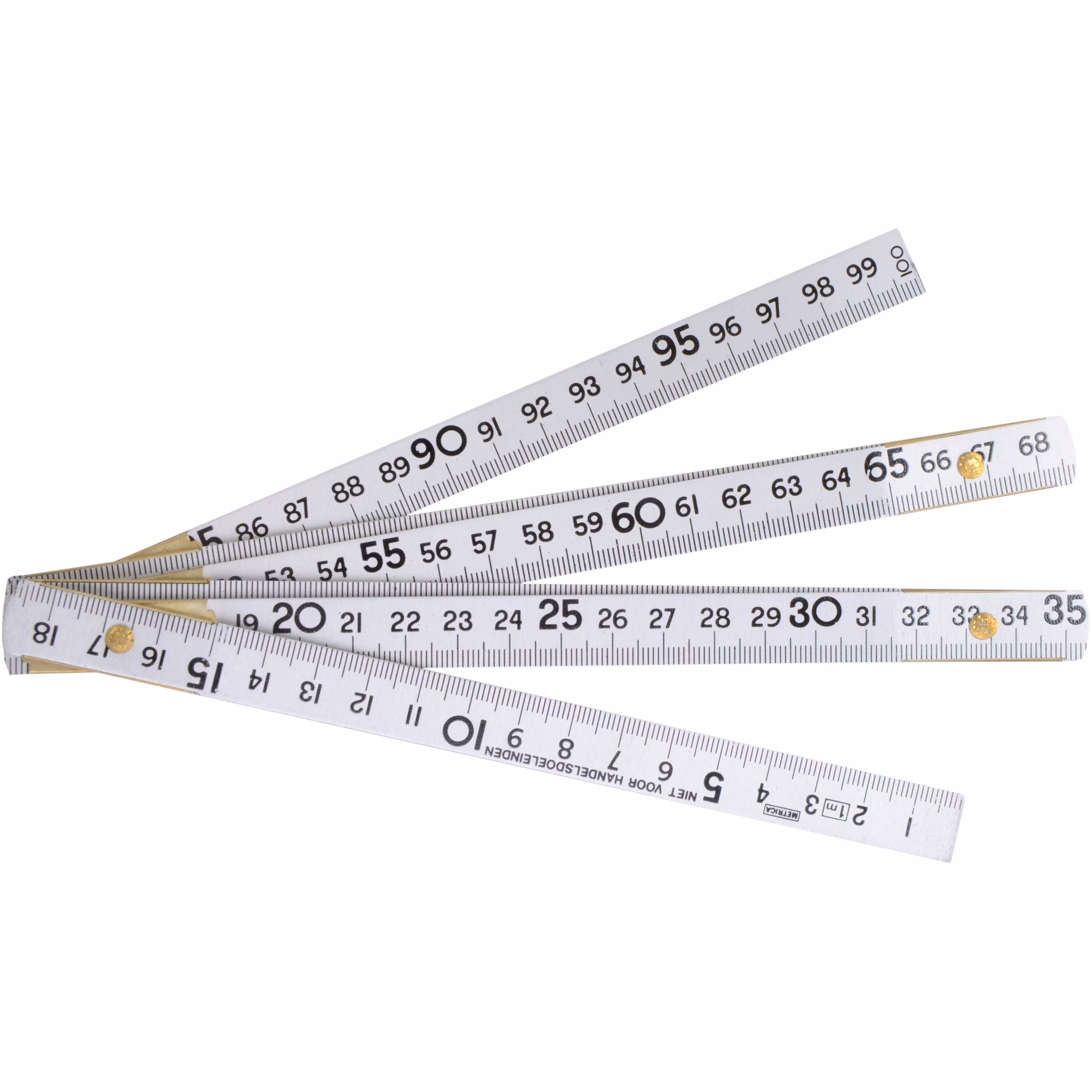 Meterstokk aluminium
