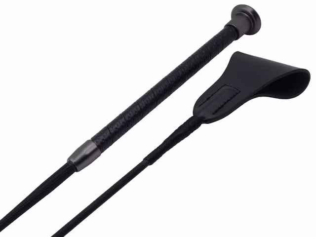 Sprangpisk Heimer Leather Grip Svart 65 cm