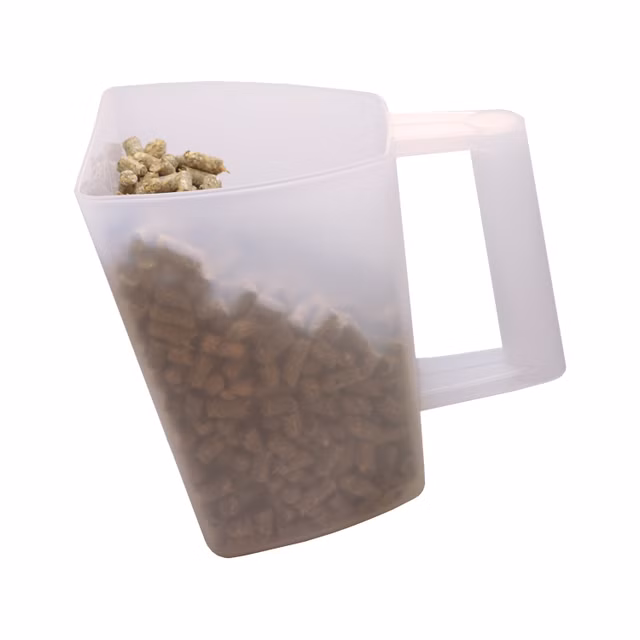 Forscoop V-Plast m/Mål 1liter Transparent