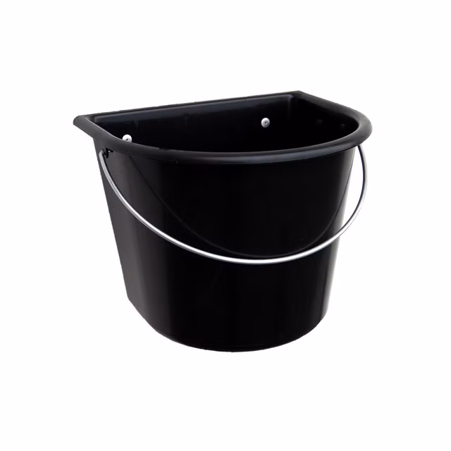 Transportkrybbe V-plast m/håndtak Svart