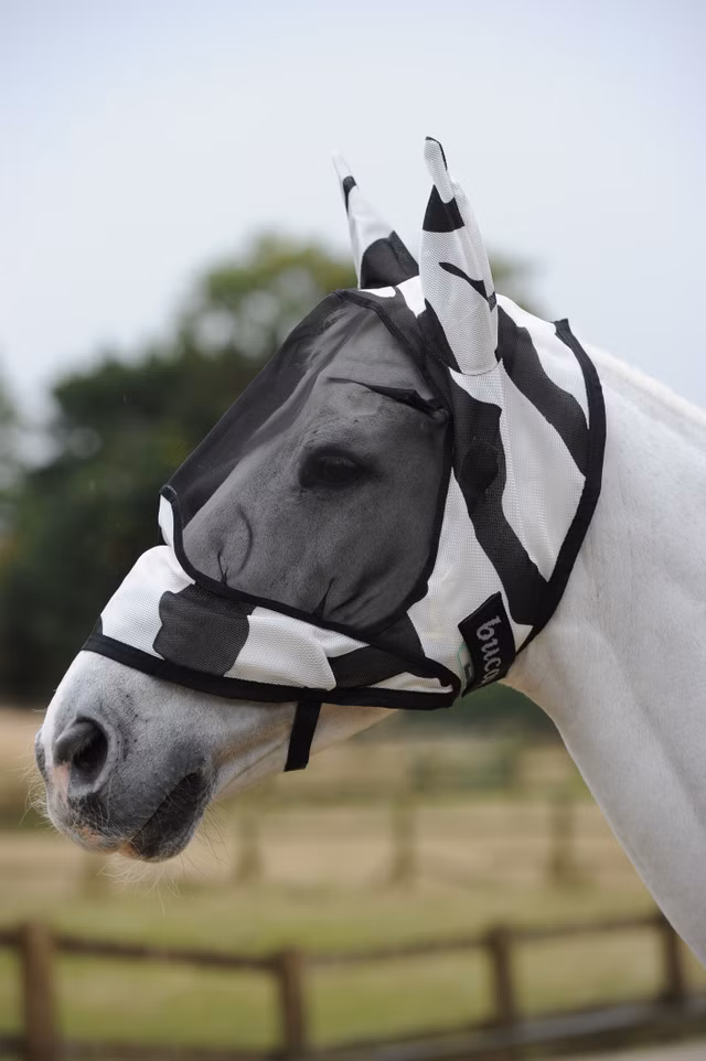 Buzz-Off Deluxe Mask & Ears Zebra